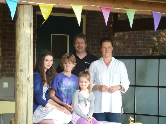 Jeanne, Mart, Marijke, Jack & Emma